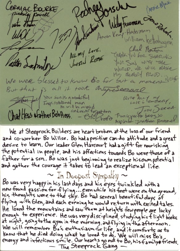 Message from the Steeprock Gang